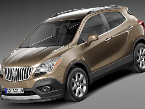 Buick Encore 2013-2016 3D Model