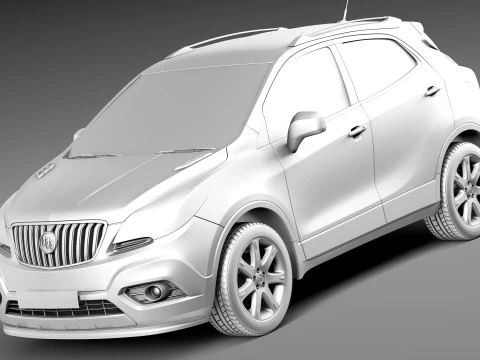 Buick Encore 2013-2016 3D Model