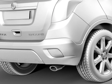 Buick Encore 2013-2016 3D Model