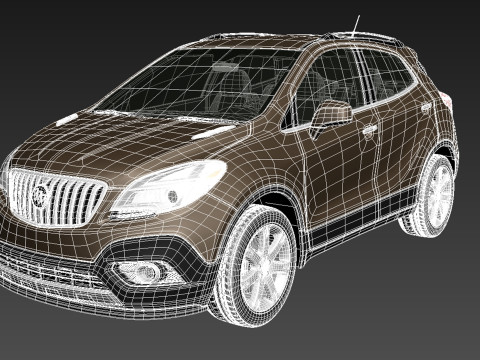 Buick Encore 2013-2016 3D Model