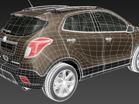 Buick Encore 2013-2016 3D Model