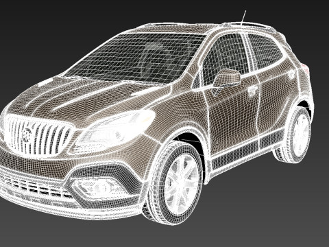 Buick Encore 2013-2016 3D Model