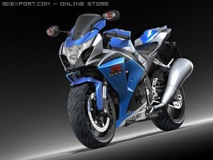 Suzuki GSX-R 1000 3D Model