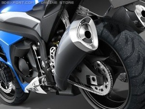 Suzuki GSX-R 1000 3D Model