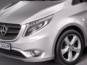 Mercedes-Benz Vito Panel Van 2016 3D Модель