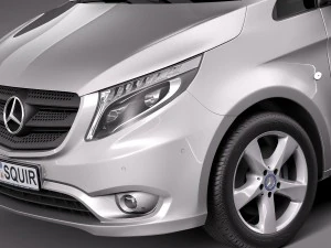 Mercedes-Benz Vito Panel Van 2016 3D Model