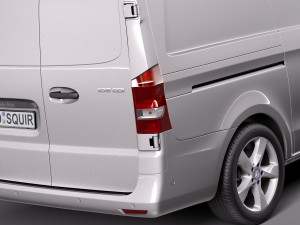 Mercedes-Benz Vito Panel Van 2016 3D Модель