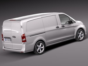 Mercedes-Benz Vito Panel Van 2016 3D Модель