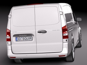 Mercedes-Benz Vito Panel Van 2016 3D Модель