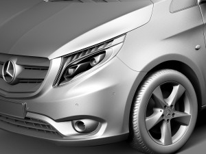 Mercedes-Benz Vito Panel Van 2016 3D Модель