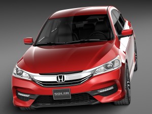 Honda Accord Sport 2016 3D Модель