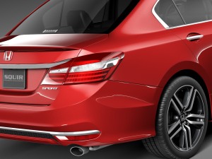 Honda Accord Sport 2016 3D Модель