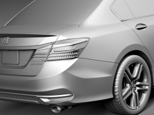 Honda Accord Sport 2016 3D Модель