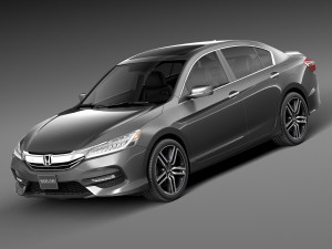 Honda Accord 2016 3D मॉडल