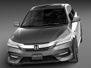 Honda Accord 2016 Modelo 3D