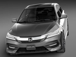 Honda Accord 2016 3D Model