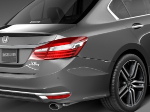 Honda Accord 2016 Modelo 3D