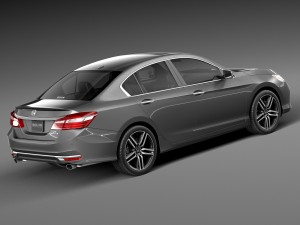 Honda Accord 2016 Modelo 3D