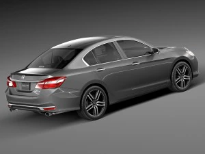 Honda Accord 2016 3D Model