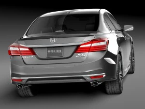Honda Accord 2016 3D Model