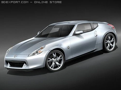 Nissan 370Z 3D Model .c4d .max .obj .3ds .fbx .stl .blend