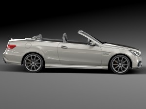 Mercedes-Benz E63 AMG Convertible 2016 Model 3D