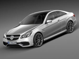 Mercedes-Benz E63 AMG Coupe 2016 Modèle 3D