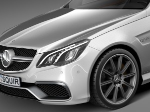 Mercedes-Benz E63 AMG Coupe 2016 3D Model