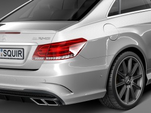 Mercedes-Benz E63 AMG Coupe 2016 3D Model