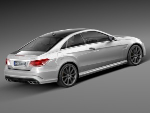 Mercedes-Benz E63 AMG Coupe 2016 3D Model
