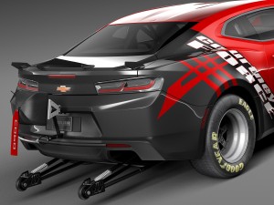 Chevrolet Camaro Copo 2016 3D Model