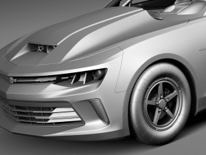 Chevrolet Camaro Copo 2016 3D Model