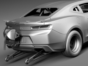 Chevrolet Camaro Copo 2016 3D Model