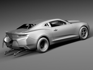 Chevrolet Camaro Copo 2016 3D Model