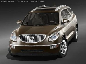 Buick Enclave 2009 3D Model