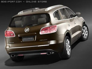 Buick Enclave 2009 3D Model