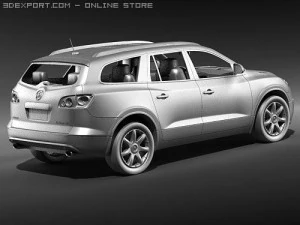 Buick Enclave 2009 3D Model