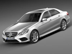 Mercedes-Benz Classe E AMG Sedan 2016 Modelo 3D