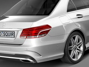Mercedes-Benz E-class AMG Sedan 2016 3D Model