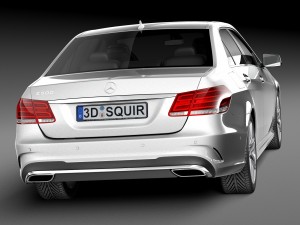 Mercedes-Benz E-class AMG Sedan 2016 Model 3D