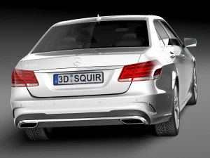 Mercedes-Benz E-class AMG Sedan 2016 3D Model