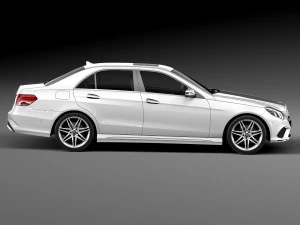 Mercedes-Benz E-class AMG Sedan 2016 3D Model