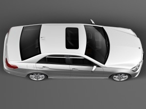 Mercedes-Benz E-class AMG Sedan 2016 Model 3D