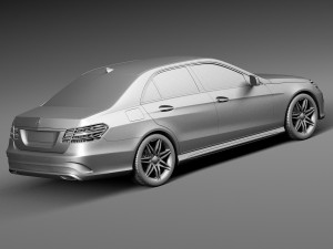 Mercedes-Benz E-class AMG Sedan 2016 Model 3D