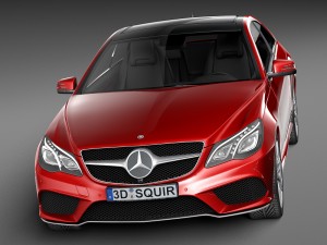 Mercedes-Benz E-class AMG Coupe 2015 Modelo 3D