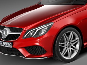 Mercedes-Benz E-class AMG Coupe 2015 Modelo 3D