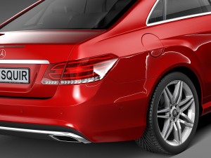 Mercedes-Benz E-class AMG Coupe 2015 Modelo 3D