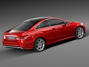 Mercedes-Benz E-class AMG Coupe 2015 Modelo 3D