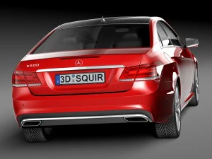 Mercedes-Benz E-class AMG Coupe 2015 3D Model