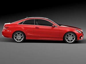 Mercedes-Benz E-class AMG Coupe 2015 3D Model
